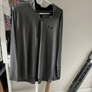 Under Armour Gray Quarter-Zip Sweatshirt